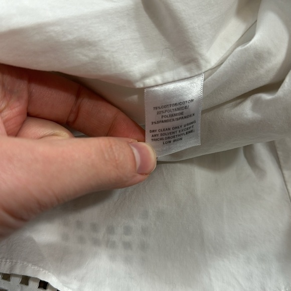 Lafayette 148 | Lafayette 148 New York Midi White Dress - Picture 6 of 6